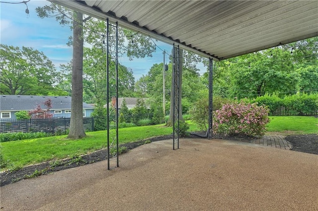 6411 Outlook Dr, Mission, KS 66202 - view of patio / terrace