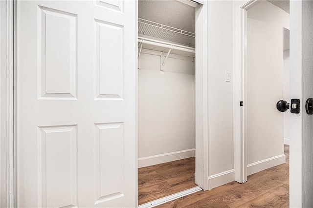 view of closet
