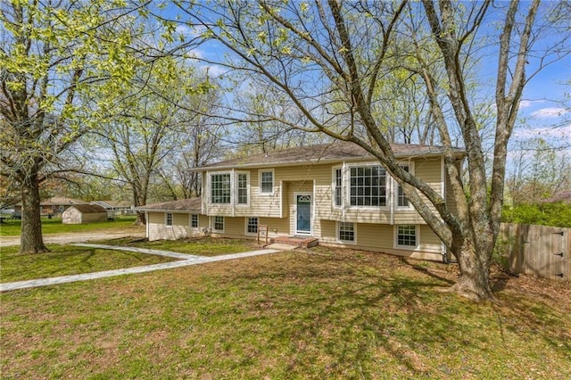 view of bi-level home