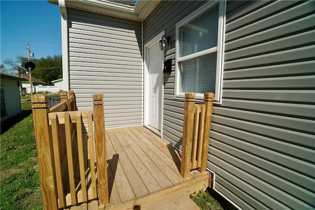 view of deck