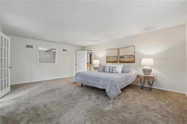 14927 S Caenen Ln, Olathe, KS 66062 - carpeted bedroom featuring a textured ceiling and baseboards
