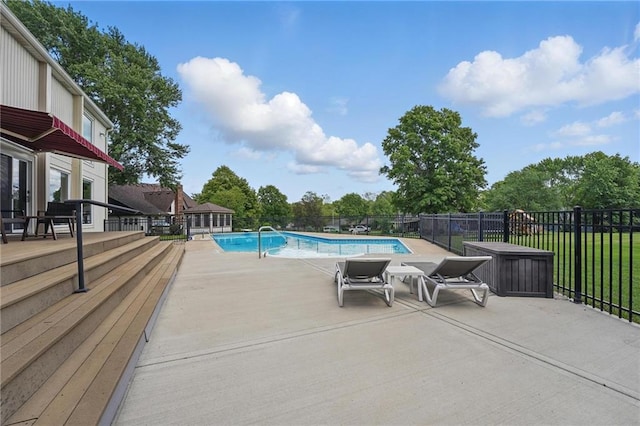 14927 S Caenen Ln, Olathe, KS 66062 - view of pool with a patio area