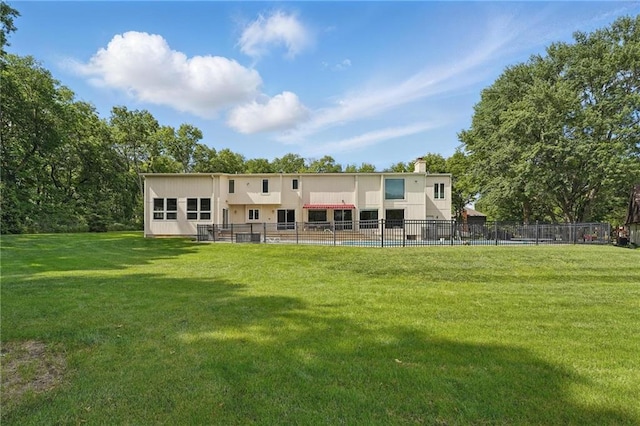 14927 S Caenen Ln, Olathe, KS 66062 - rear view of house with a chimney