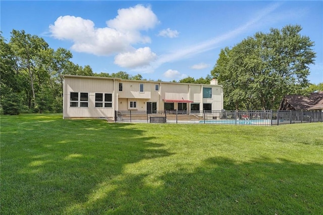 14927 S Caenen Ln, Olathe, KS 66062 - rear view of property with a chimney