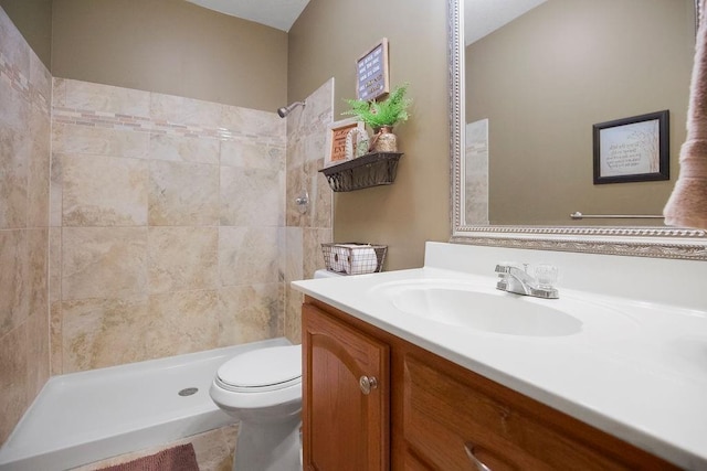 9008 N Hunter Ave, Kansas City, MO 64157 - full bath with tiled shower and vanity