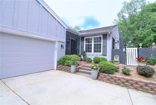 2218 Condolea Ter, Leawood, KS 66209 - ranch-style home with driveway, a garage, and fence