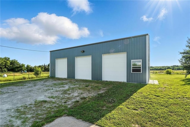 39460 Indianapolis Rd, Lane, KS 66042 - view of detached garage