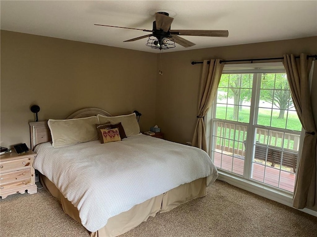 21815 W 73rd Ter, Shawnee, KS 66218 - bedroom with carpet flooring and a ceiling fan