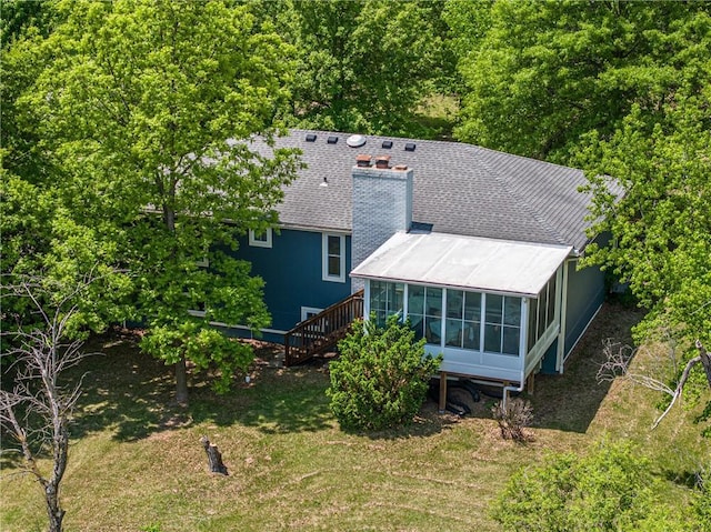 537 NE State Route 13th Hwy, Warrensburg, MO 64093 - view from above of property