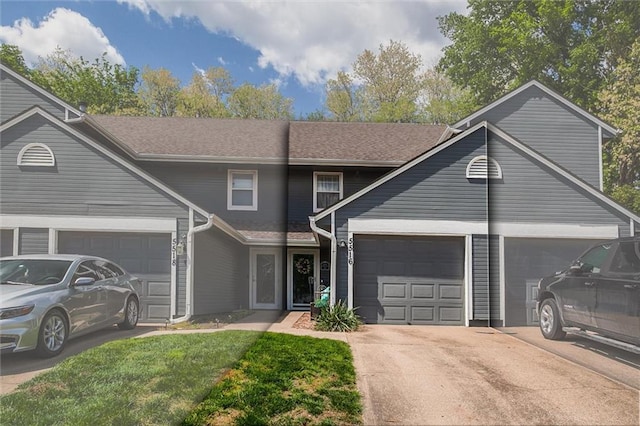 5516 66th Ter, Kansas City, MO 64151 - traditional-style home with an attached garage and driveway