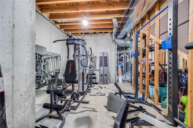 view of exercise room