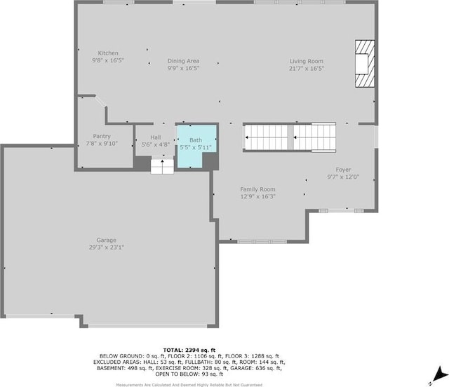 809 N Maple Ct, Lone Jack, MO 64070 - property floor plan