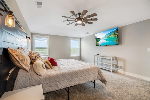 809 N Maple Ct, Lone Jack, MO 64070 - bedroom with carpet floors and ceiling fan
