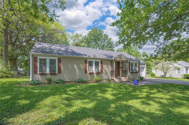 view of ranch-style home