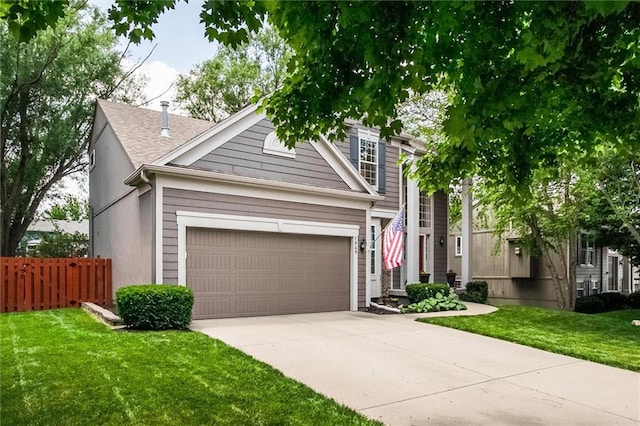 1849 W Cedar St, Olathe, KS 66061 - view of front of house featuring driveway and a shingled roof