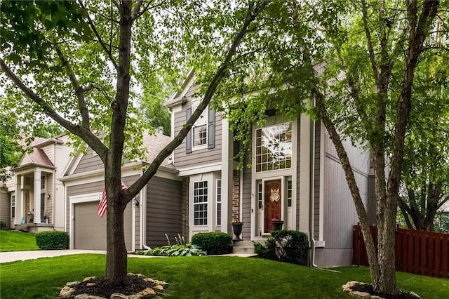 1849 W Cedar St, Olathe, KS 66061 - view of front of house with driveway