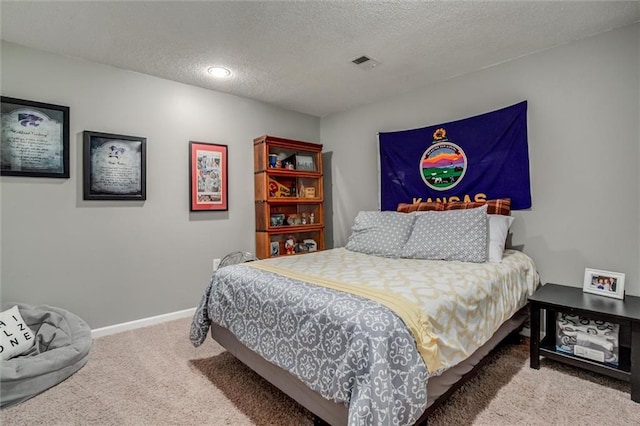 1849 W Cedar St, Olathe, KS 66061 - bedroom with carpet floors and a textured ceiling