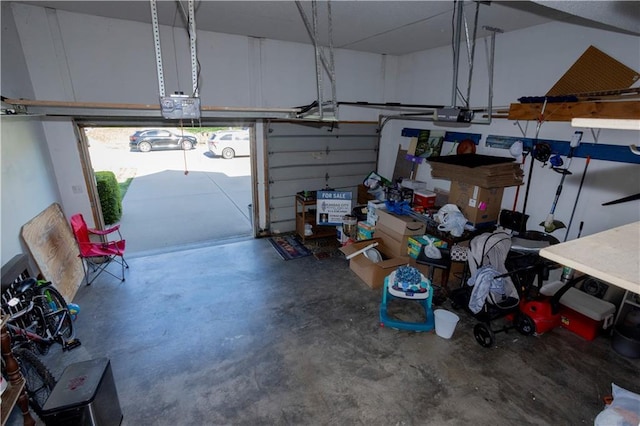 16366 S Hunter St, Olathe, KS 66062 - garage featuring a garage door opener