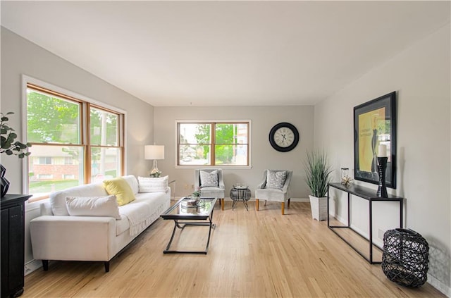 4547 Wyoming St, Kansas City, MO 64111 - living area featuring light wood-style flooring