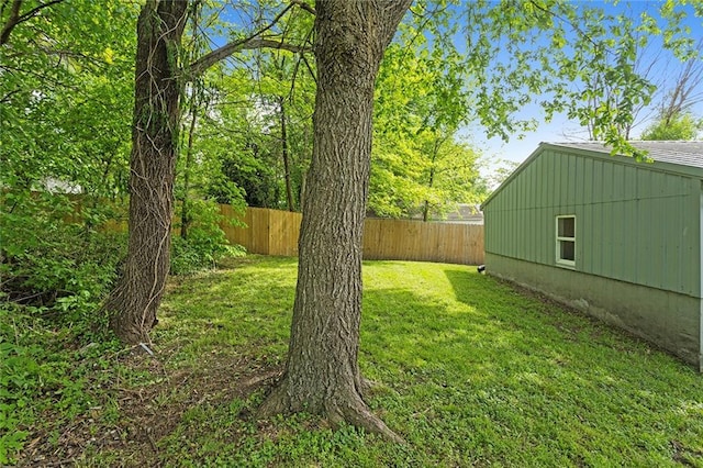 view of yard