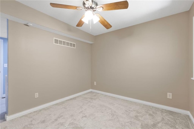 522 E Fair Ave, Independence, MO 64055 - carpeted empty room with ceiling fan and baseboards