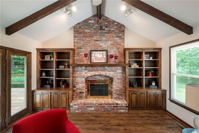 16280 Nall Ave, Stilwell, KS 66085 - living room with wood finished floors, a fireplace, and plenty of natural light