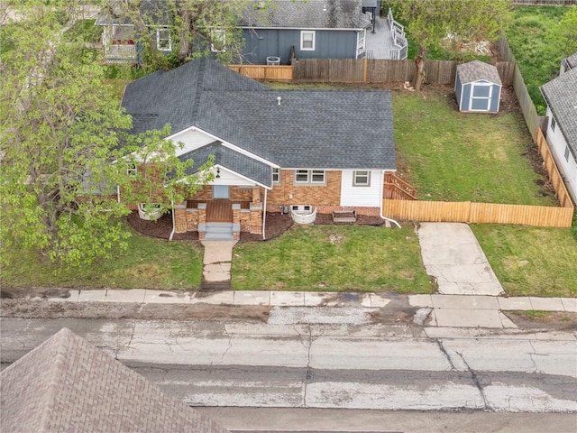1508 SW Smith St, Blue Springs, MO 64015 - view from above of property