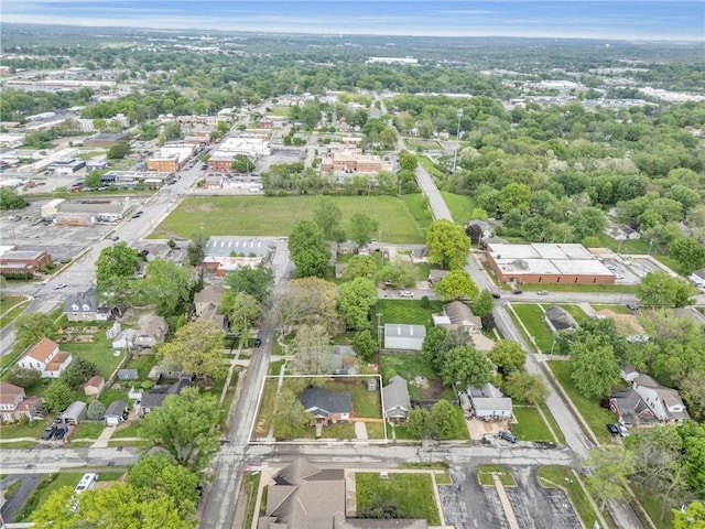1508 SW Smith St, Blue Springs, MO 64015 - aerial view of property and surrounding area featuring nearby suburban area