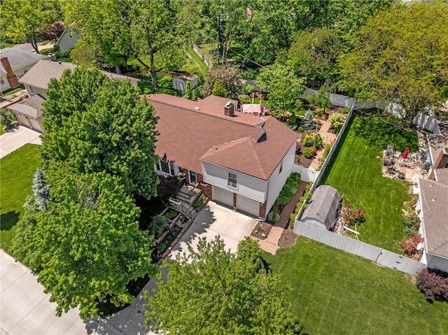 8822 Hadley St, Overland Park, KS 66212 - bird's eye view