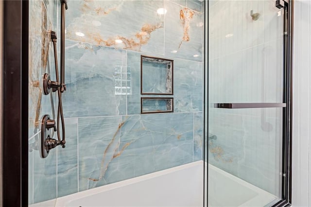 8822 Hadley St, Overland Park, KS 66212 - bathroom featuring a shower with door