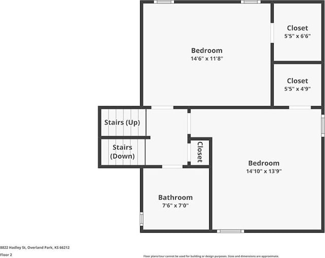 8822 Hadley St, Overland Park, KS 66212 - view of property floor plan
