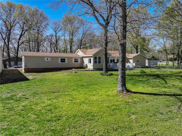 view of rear view of property