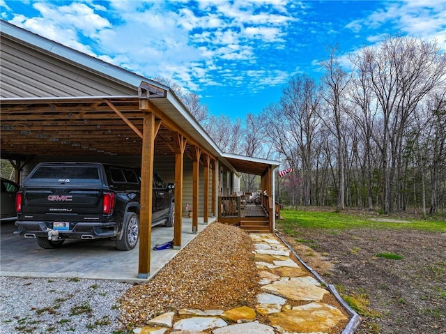 10200 SE 1075th Rd, Collins, MO 64738 - view of car parking with a carport