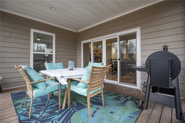 10200 SE 1075th Rd, Collins, MO 64738 - deck featuring outdoor dining area
