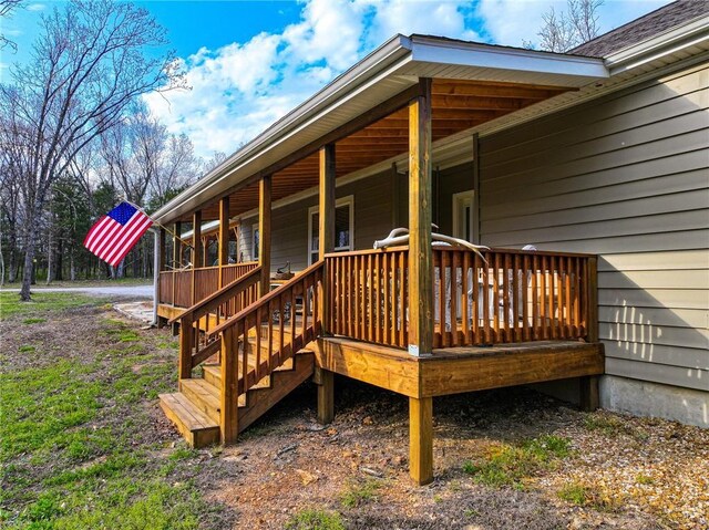 10200 SE 1075th Rd, Collins, MO 64738 - view of wooden deck