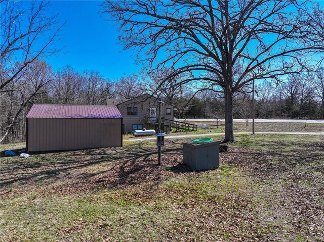 10875 SE 54th Hwy, Collins, MO 64738 - view of yard featuring an outdoor structure