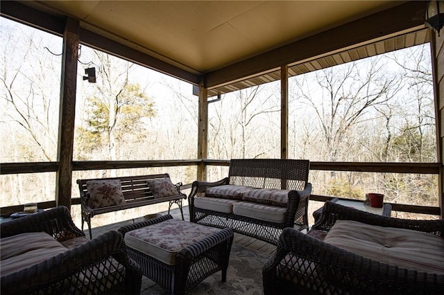 10875 SE 54th Hwy, Collins, MO 64738 - wooden deck featuring an outdoor living space