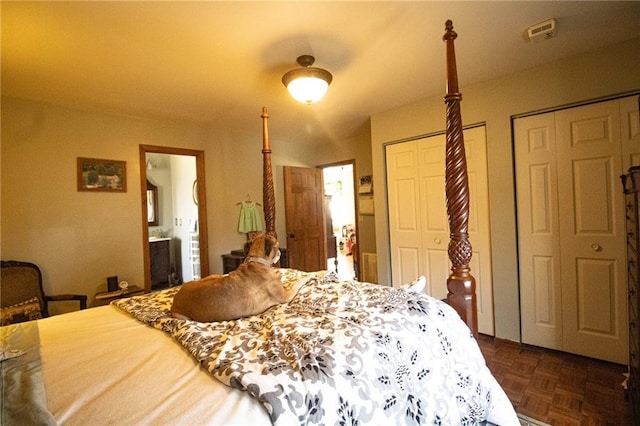 10875 SE 54th Hwy, Collins, MO 64738 - bedroom with multiple closets and ensuite bath