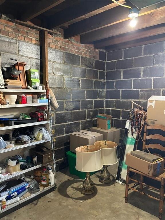 view of storage