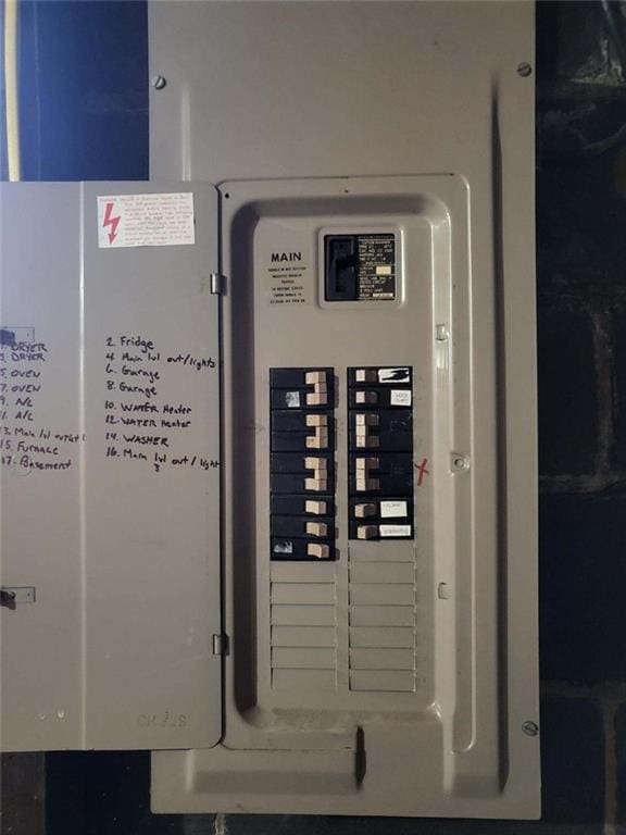 utilities with electric panel