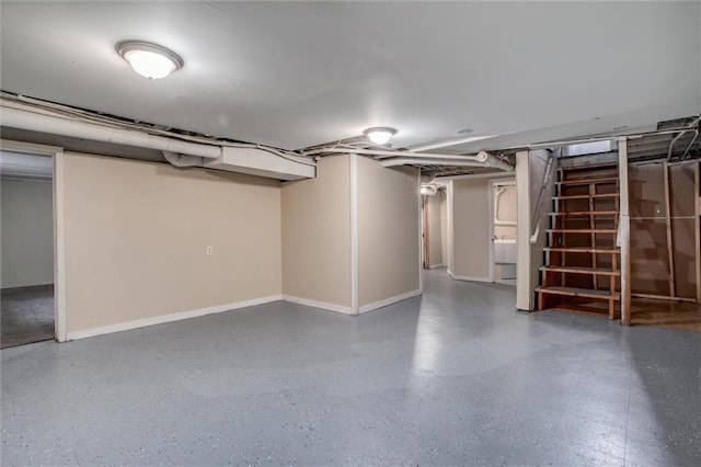 628 S Huttig Ave, Independence, MO 64053 - finished below grade area with baseboards