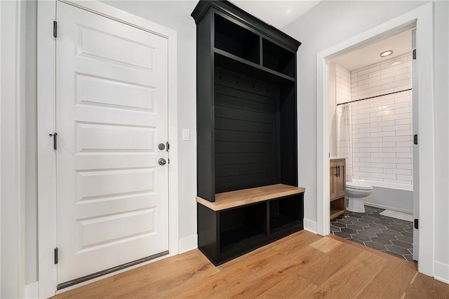 1309 NW 107th Ter, Kansas City, MO 64155 - mudroom with light wood-type flooring