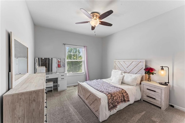 31560 W 85th St, De Soto, KS 66018 - bedroom featuring light carpet, baseboards, and a ceiling fan