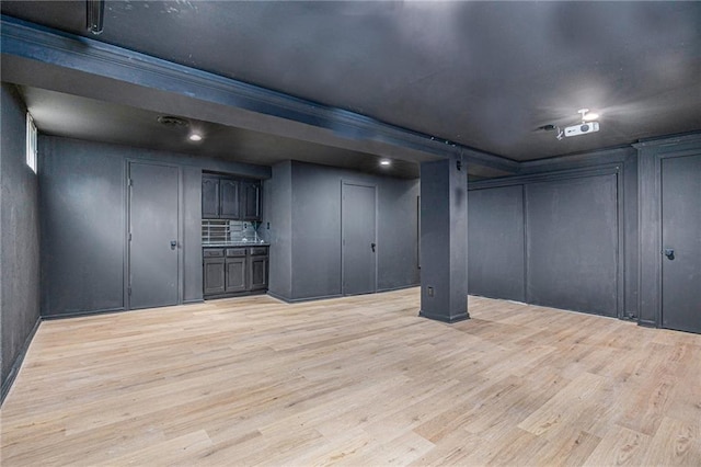 1912 E 153rd Ter, Olathe, KS 66062 - finished below grade area featuring light wood-type flooring