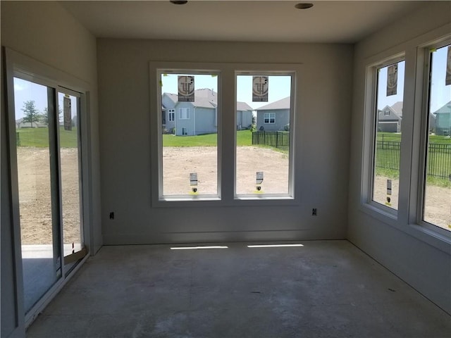 14463 Aurora Ln, Basehor, KS 66007 - empty room featuring unfinished concrete floors