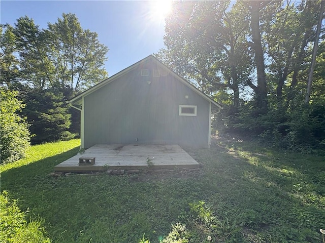 710 N Willis Ave, Independence, MO 64050 - view of property exterior with a lawn and an outbuilding
