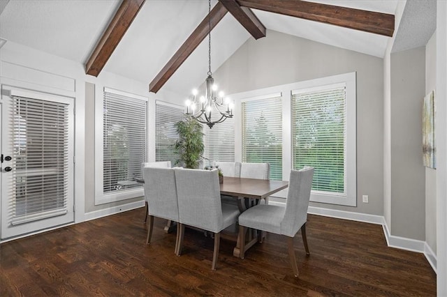 17817 Grandview St, Overland Park, KS 66013 - dining room with a chandelier, baseboards, and wood finished floors