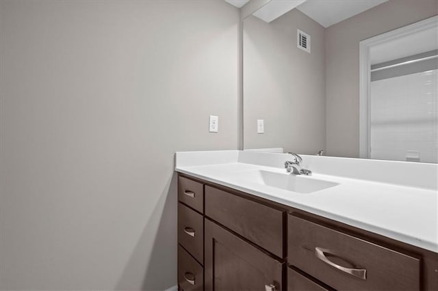 17817 Grandview St, Overland Park, KS 66013 - bathroom with vanity and baseboards