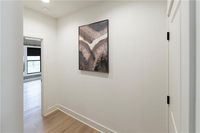 17328 Richards St, Overland Park, KS 66221 - hallway with light wood-type flooring and baseboards