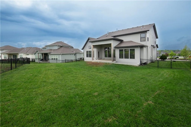 17328 Richards St, Overland Park, KS 66221 - rear view of house with a patio and a shingled roof